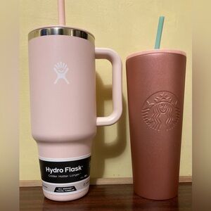 2020 Pink Tumbler Bundle ~ Hydroflask & Starbucks
